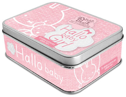 NIJNTJE*Nijntje Girl blikje kraambezoekkrt / 1x12,50