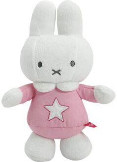 Nijntje Pink Denim - Knuffelrammelaar - 22 cm