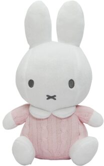 Nijntje Pluche roze gebreid 14 cm