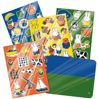 Nijntje Raam/autoraam kinder stickers - 4 velletjes - Nijntje thema - Stickerboeken