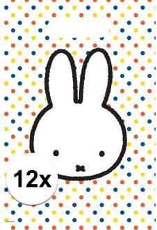 Nijntje thema uitdeelzakjes/snoepzakjes - 12x stuks - 30 x 21 cm - Feestzakjes - Kinderfeestje
