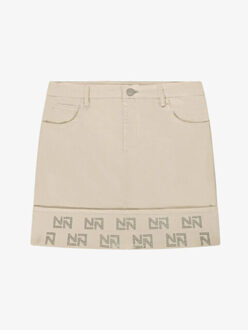 NIK&NIK Floor skirt wood ash - maat 152 Taupe