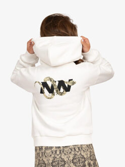 NIK&NIK Meisje hoodie snake hoodie Ecru - 116