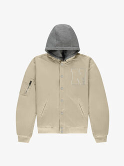 NIK&NIK Meisjes bomberjas nicky - maat 116 Bruin