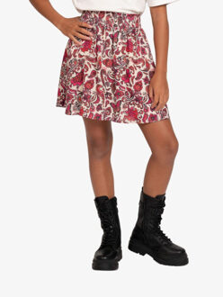 NIK&NIK Meisjes rok paisley vibrant orange fuchsia pop Oranje - 152
