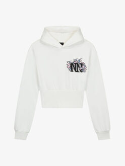 NIK&NIK Rib hoodie Ecru - 164