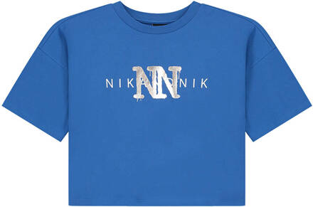 NIK&NIK T-shirt g 8-730 2402 Blauw - 152