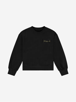 NIK&NIK winter sweater meisjes - zwart - Sage - Maat 128