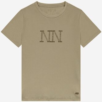 NIK&NIK winter t-shirt meisjes - groen - Stud - Maat 128
