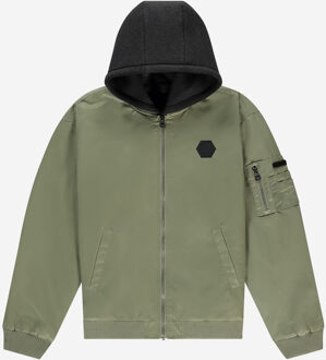 NIK&NIK zomer bomber jasje jongens - groen - Milan - Maat 140