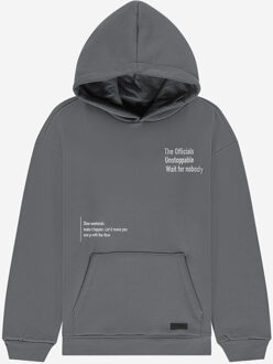 NIK&NIK zomer hoodie meisjes - grijs - Unstoppable - Maat 164