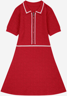 NIK&NIK zomer jurk meisjes - rood - Lieve - Maat 176