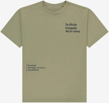 NIK&NIK zomer oversized t-shirt jongens - groen - Unstoppable - Maat 164