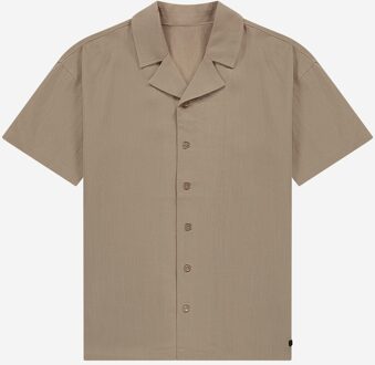 NIK&NIK zomer shirt jongens - taupe - Luis - Maat 164