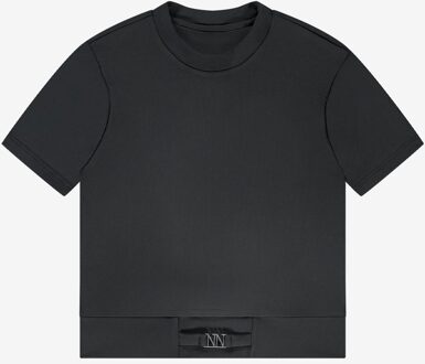 NIK&NIK zomer top meisjes - zwart - Lily - Maat 128