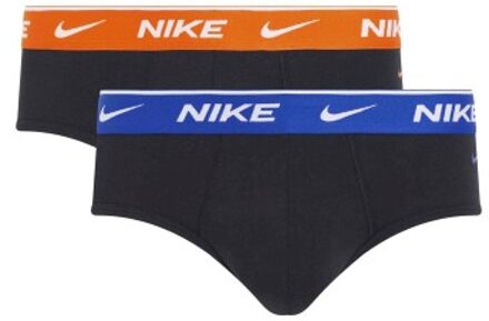 Nike 2 stuks Everyday Cotton Stretch Briefs * Actie * Versch.kleure/Patroon,Blauw,Geel,Zwart - X-Small,Small,Medium,Large,X-Large