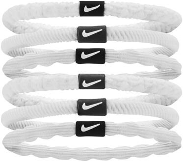 Nike 2024 Flex Haarbandjes (Set van 6) (Wit) - maat