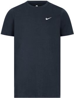 Nike 3-pack Nike T-shirts met Ronde Hals en Geborduurd Swoosh-logo in Marineblauw - maat Navy