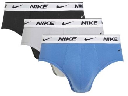 Nike 3 stuks Cotton Stretch Briefs * Actie * Zwart,Blauw,Versch.kleure/Patroon - Small,Medium,Large,X-Large