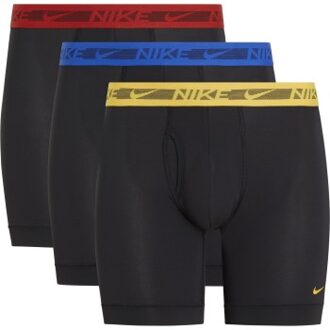 Nike 3 stuks Dri-Fit Ultra Stretch Micro Boxer Brief * Actie * Zwart,Versch.kleure/Patroon,Rood - X-Large