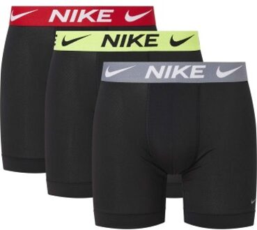Nike 3 stuks Essentials Micro Boxer Brief * Actie * Zwart,Versch.kleure/Patroon,Blauw,Grijs - Large