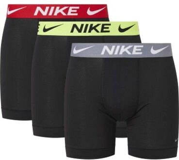 Nike 3 stuks Essentials Micro Boxer Brief * Actie * Zwart,Versch.kleure/Patroon,Blauw - Small,Medium,Large,X-Large
