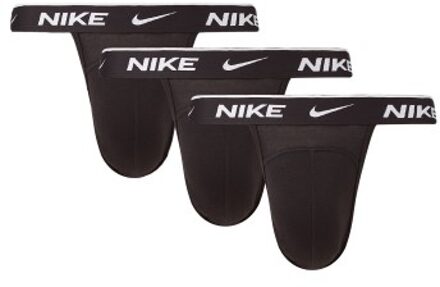Nike 3 stuks Everyday Cotton Stretch Jockstrap * Actie * Zwart,Versch.kleure/Patroon,Groen - X-Small,Small,Medium,Large,X-Large
