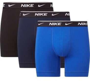 Nike 3 stuks Everyday Essentials Cotton Stretch Boxer * Actie * Zwart,Versch.kleure/Patroon,Blauw,Groen,Rood,Grijs,Lila,Bruin,Geel,Roze - Small,Medium,Large,X-Large