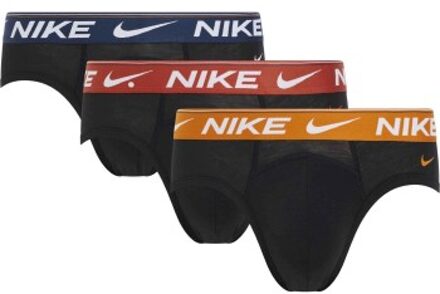 Nike 3 stuks Ultra Comfort Hip Brief * Actie * Versch.kleure/Patroon,Blauw,Groen - Small,Large,X-Large,2XL