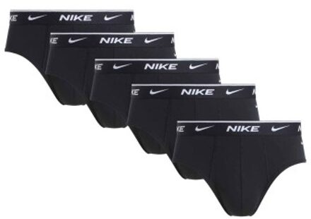 Nike 5 stuks Essential Cotton Stretch Brief * Actie * Zwart - Small,Medium,Large,X-Large