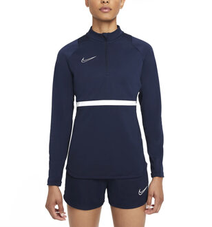 Nike Academy 21 Drill Top - Voetbal Longsleeve Dames Blauw - S