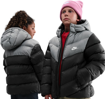 Nike Adp Puffer Colorblock Jassen Kinder - Zwart - Maat 128 - 137 CM - Poly Woven Black