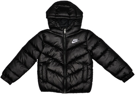 Nike Adp Puffer Jassen Peuter - Zwart - Maat 104 - 110 CM - Poly Woven Black