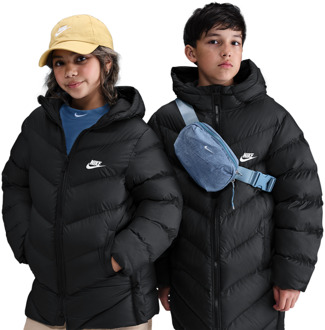 Nike Adp Puffer Mid Thigh Jassen Kinder - Zwart - Maat 147 - 158 CM - Poly Woven Black