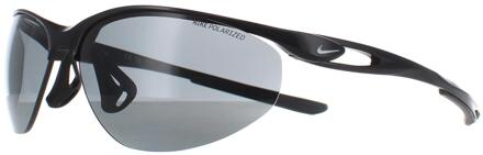 Nike Aerial P DZ7355 010 zwart grijs gepolariseerde zonnebril - maat
