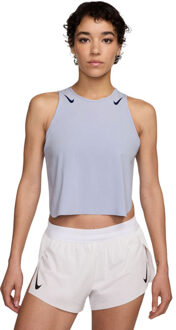 Nike Aeroswift Crop Tank Dames lichtblauw - M
