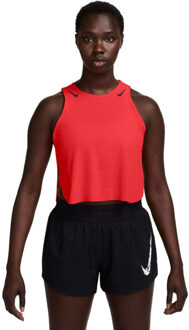 Nike Aeroswift Crop Tank Dames roze - M