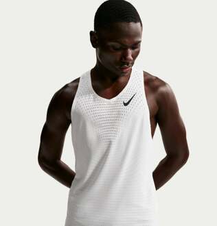 Nike AeroSwift Hardloopshirt Heren wit - L