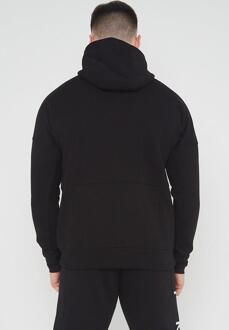 Nike Air Fleece Heren Zip Through Hoodie In Zwart - M