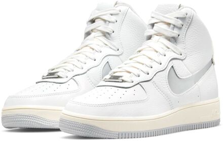 Nike Air Force 1 High Sculpt Sneakers Dames wit - zilver - 37 1/2
