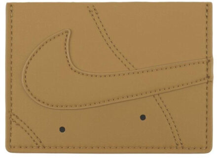 Nike Air force 1 logo portemonnee Bruin - One size