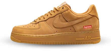 Nike Air force 1 low supreme flax - maat 37,5 Bruin