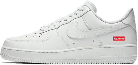Nike Air force 1 low supreme white Wit - 41