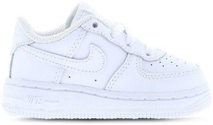 Nike Air Force Babyschoenen - Wit - Maat 27 - Synthetisch, Leer White