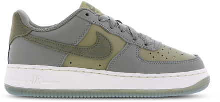 Nike Air Force Kindersneakers - Olijf - Maat 36 - Leer Olive