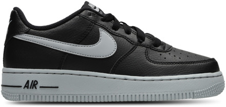 Nike Air Force Kindersneakers - Zwart - Maat 36 - Leer Black