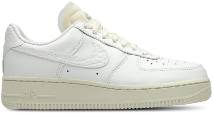 Nike Air Force Sneakers Dames - Wit - Maat 36.5 - Leer, Textil White