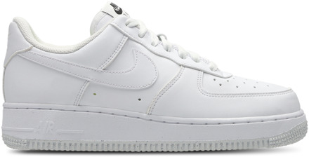 Nike Air Force Sneakers Dames - Wit - Maat 36 - Leer, Textil White