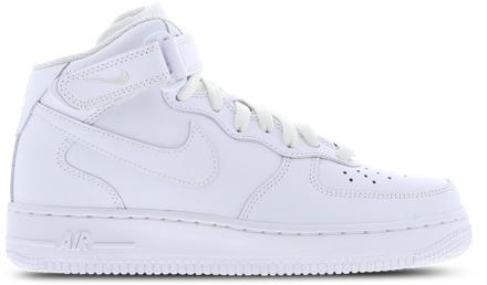 Nike Air Force Sneakers Dames - Wit - Maat 38.5 - Leer White