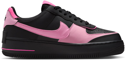 Nike Air Force Sneakers Dames - Zwart - Maat 38.5 - Mesh/Synthetisch Black